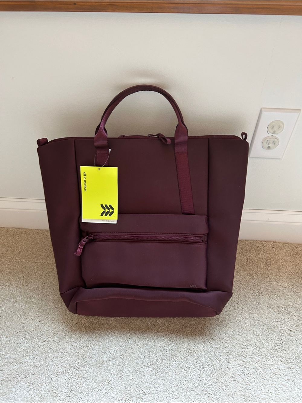 • Faux Neoprene Backpack Tote - All in Motion